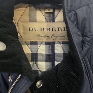 Burberry Mens Unisex 4 Pocket Navy Quilted Puffer Jacket XL-Orginal Dustbag MINT